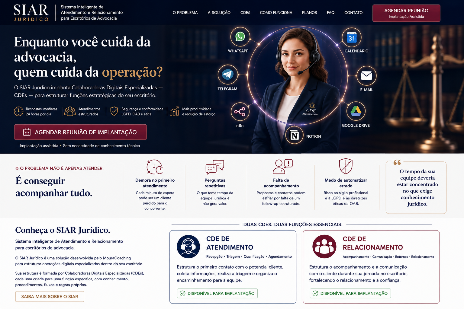 os benefícios e as integrações do siar juridico para o escritorio